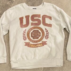 Hollister USC Trojans White Sweatshirt
